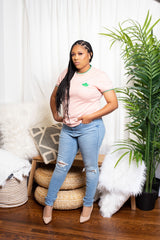 Pink Ivy Tee