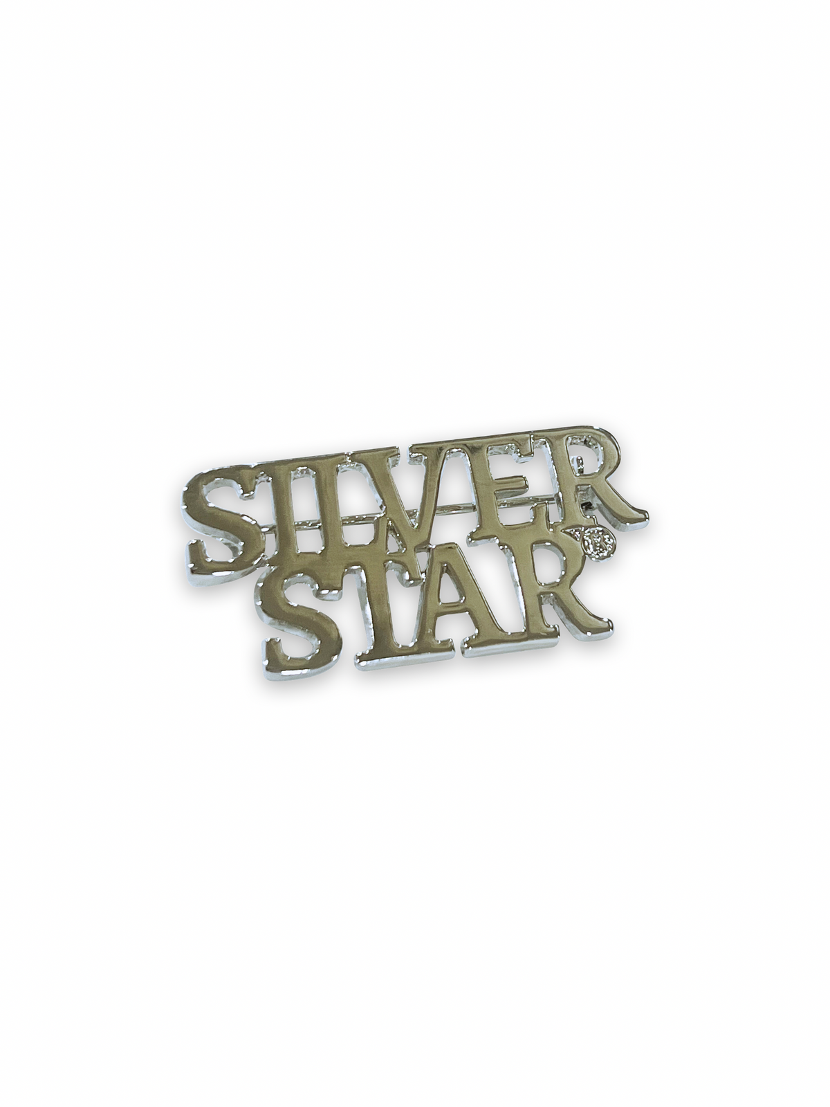Silver Star Lapel Pin