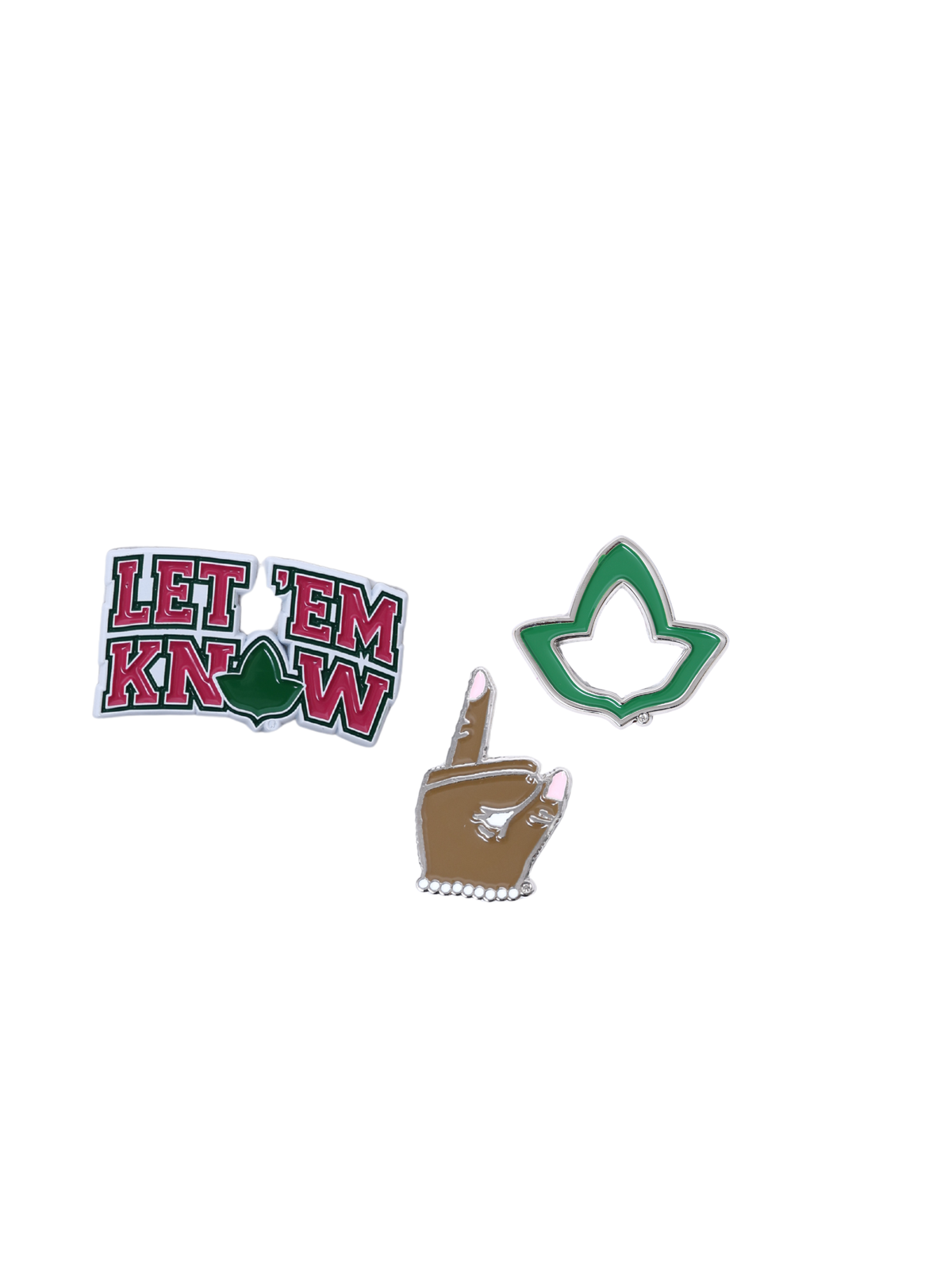 Metal Stickers – 3-Piece Set or Individual