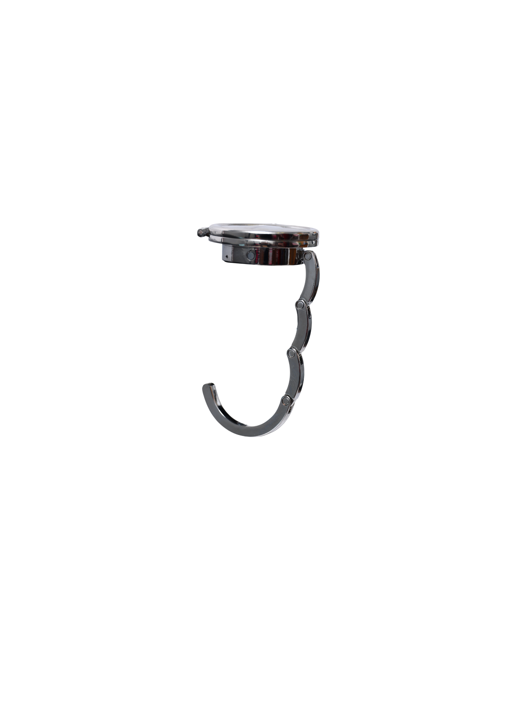 3-in-1 Folding Purse Hanger, Mirror & Keychain